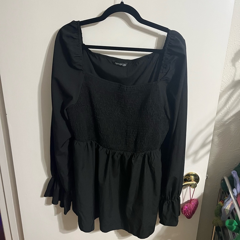 ❤️ 4X Black Long Sleeve Women's Top - Picture 9 of 12